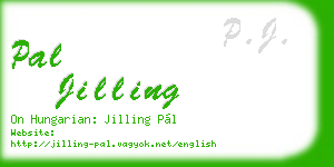 pal jilling business card